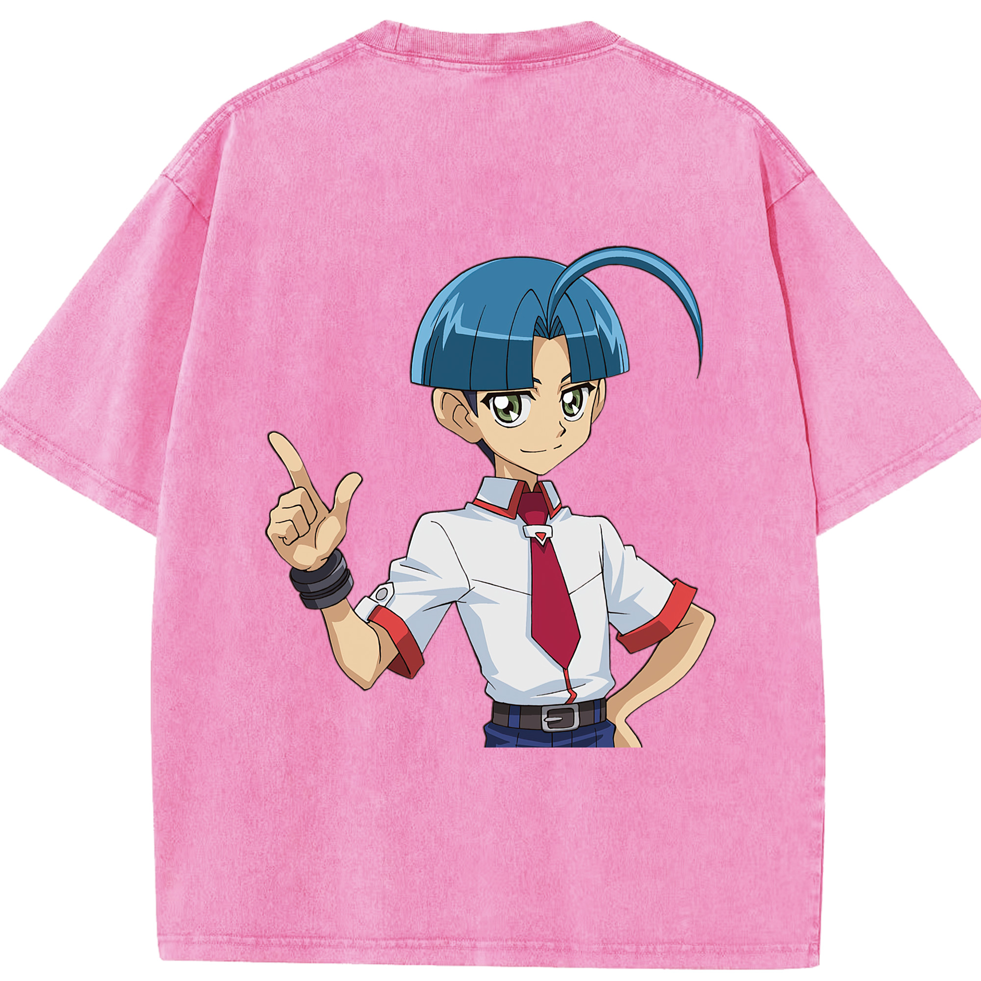 （画像用） 遊☆戯☆王 Yu-Gi-Oh! 綿100% ヴィンテージ風 半袖Tシャツ（背面プリント）